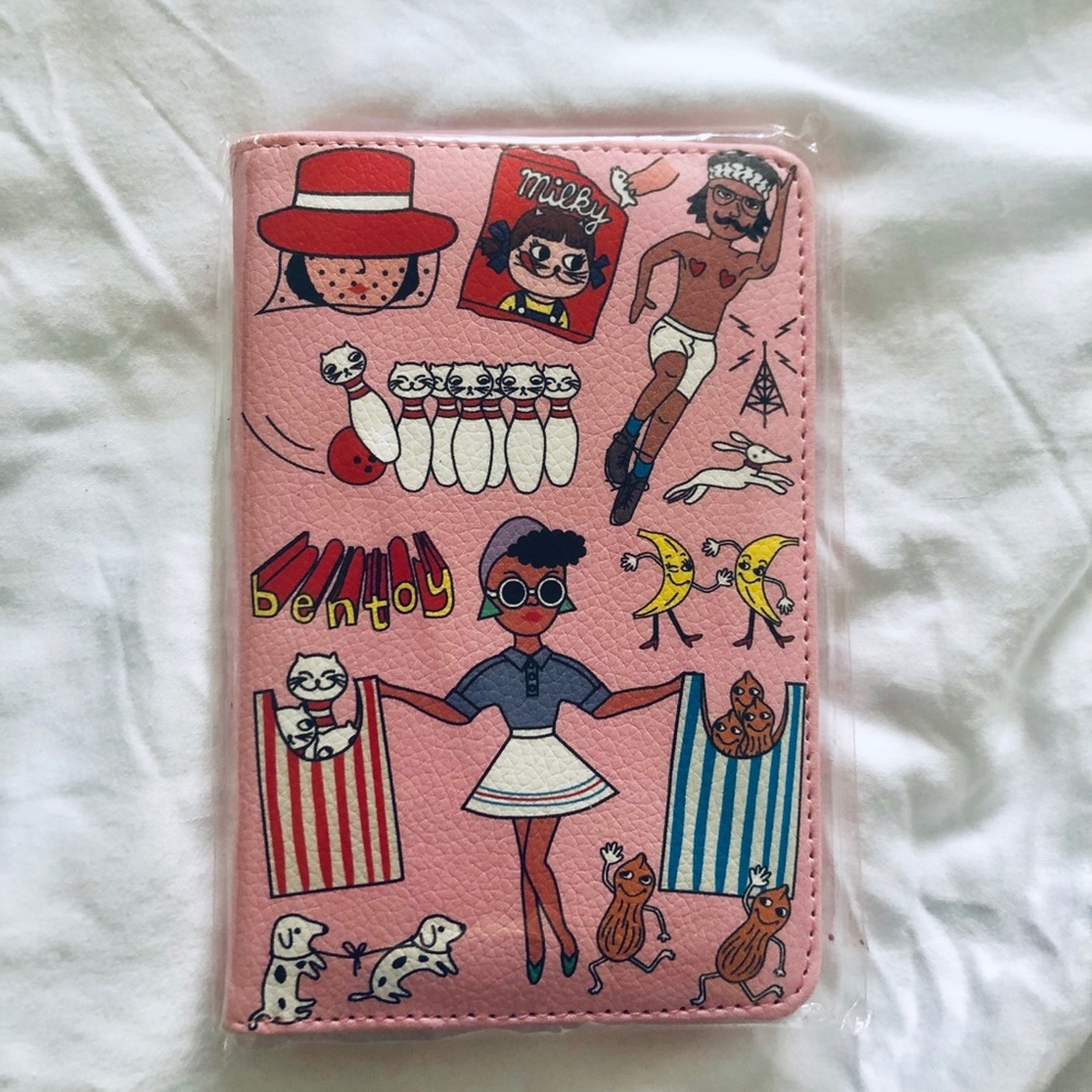 Kina and Tam Baby Pink Passport Wallet (NEW!)